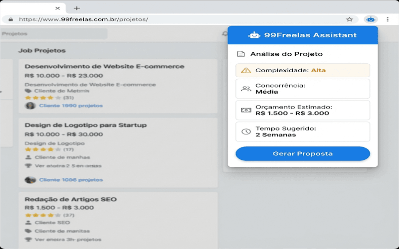99Freelas Proposal Assistant