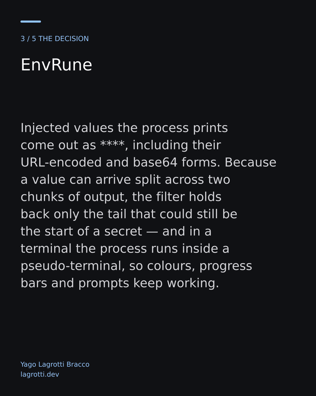 EnvRune — slide 3/5