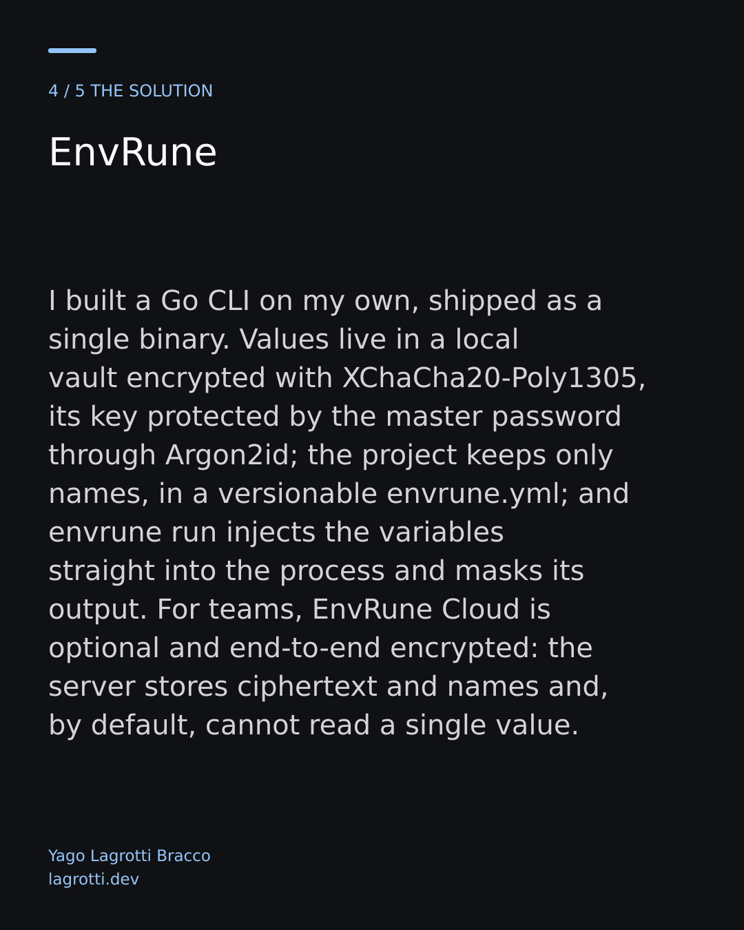 EnvRune — slide 4/5