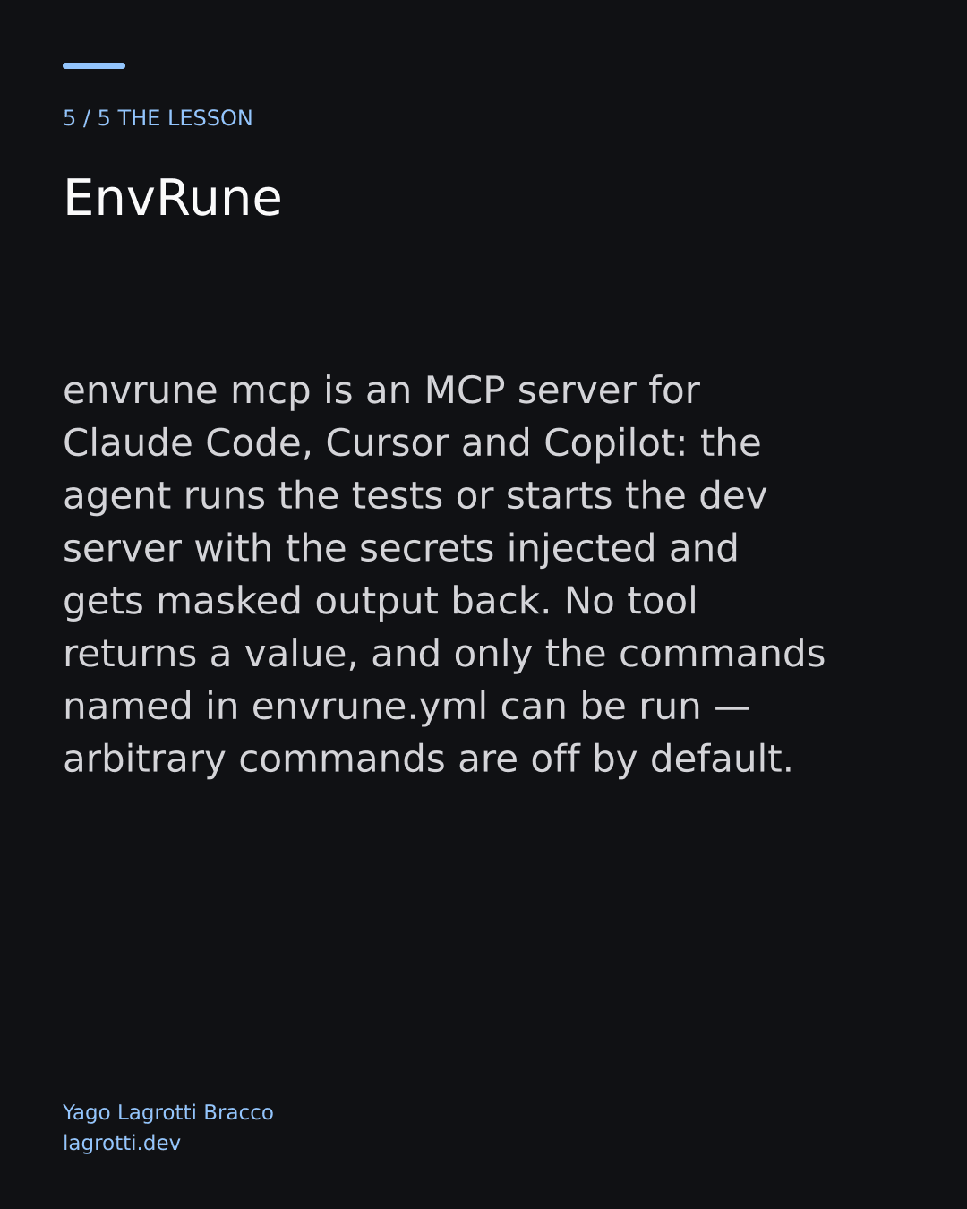 EnvRune — slide 5/5