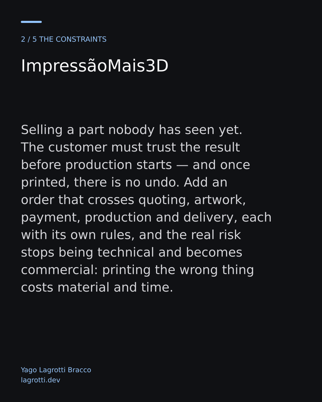 ImpressãoMais3D — slide 2/5