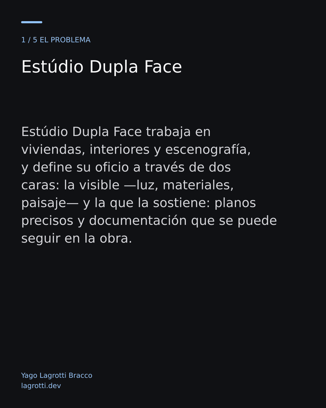 Estúdio Dupla Face — diapositiva 1/5