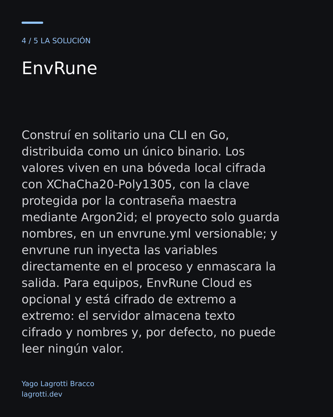 EnvRune — diapositiva 4/5