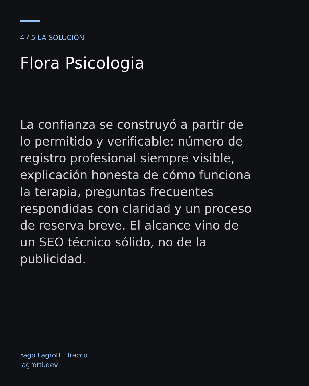 Flora Psicologia — diapositiva 4/5