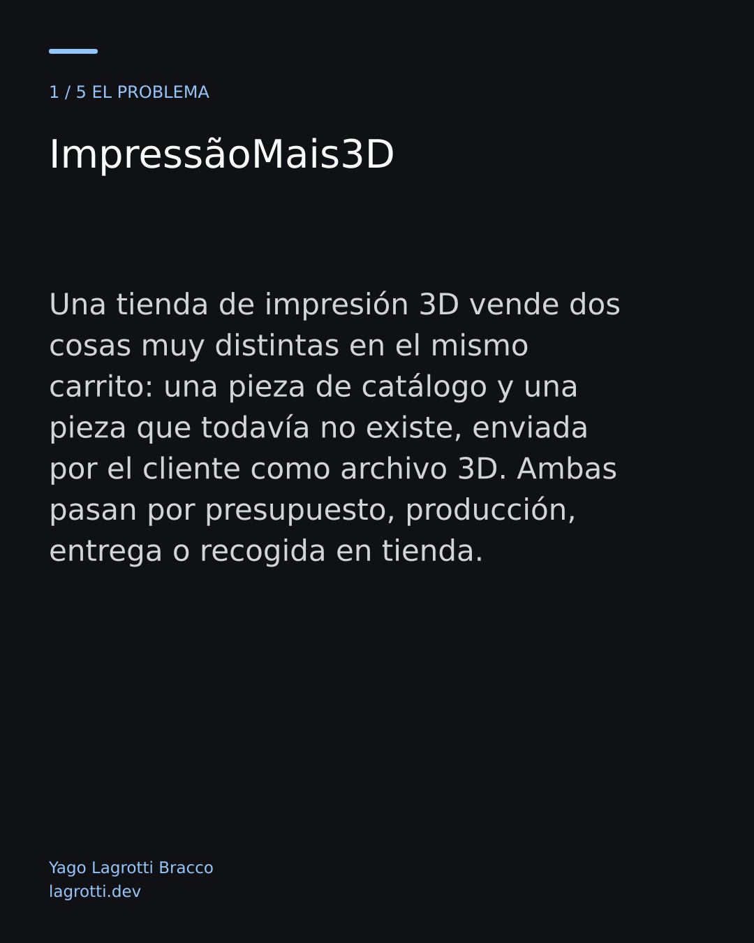 ImpressãoMais3D — diapositiva 1/5