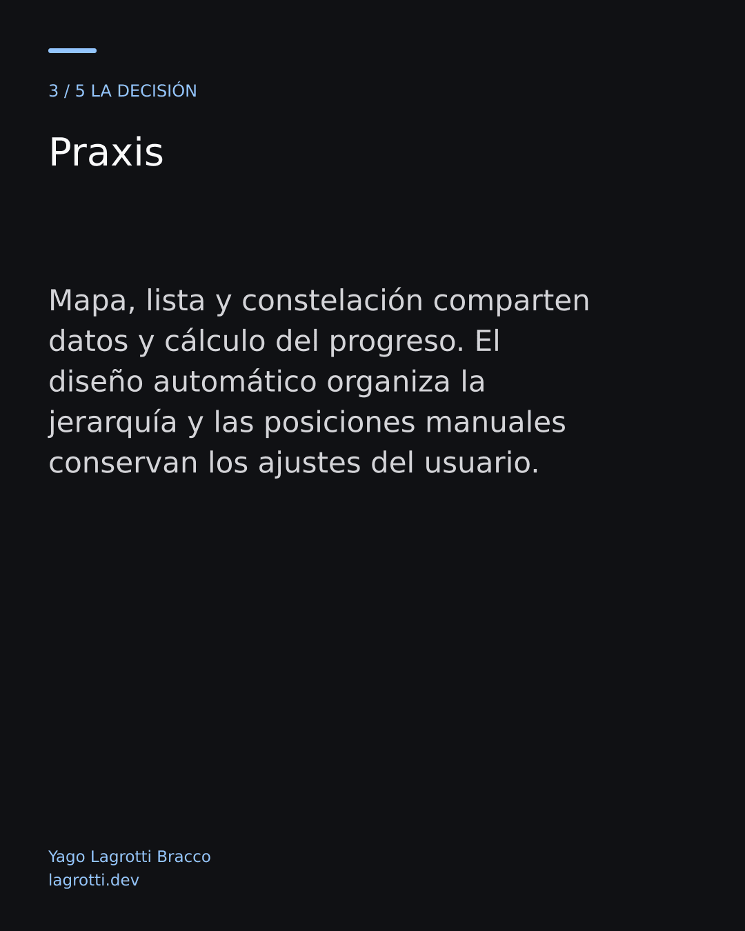 Praxis — diapositiva 3/5