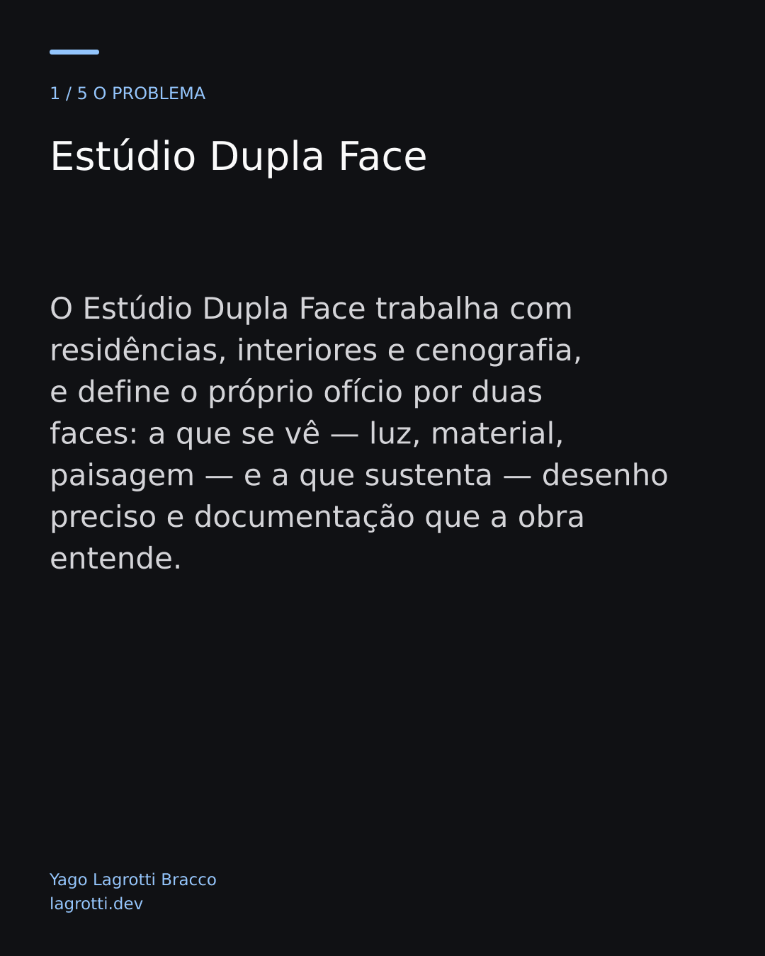 Estúdio Dupla Face — slide 1/5