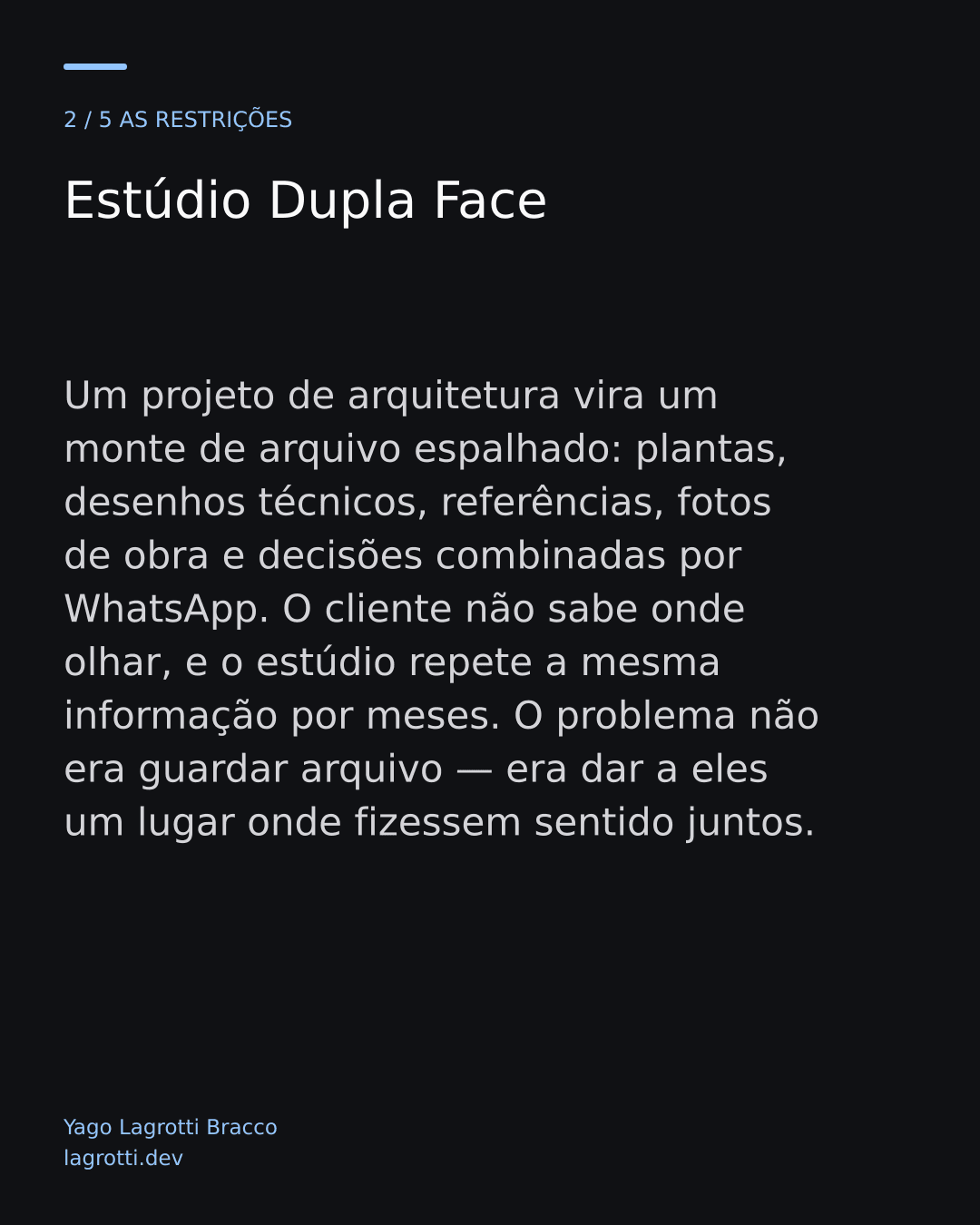 Estúdio Dupla Face — slide 2/5