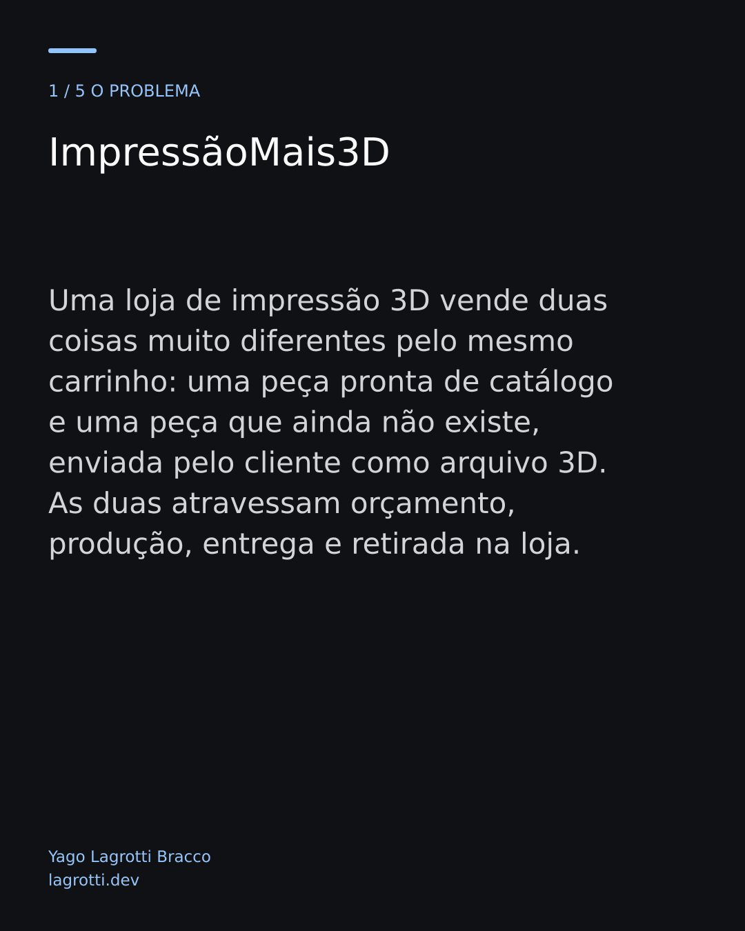 ImpressãoMais3D — slide 1/5