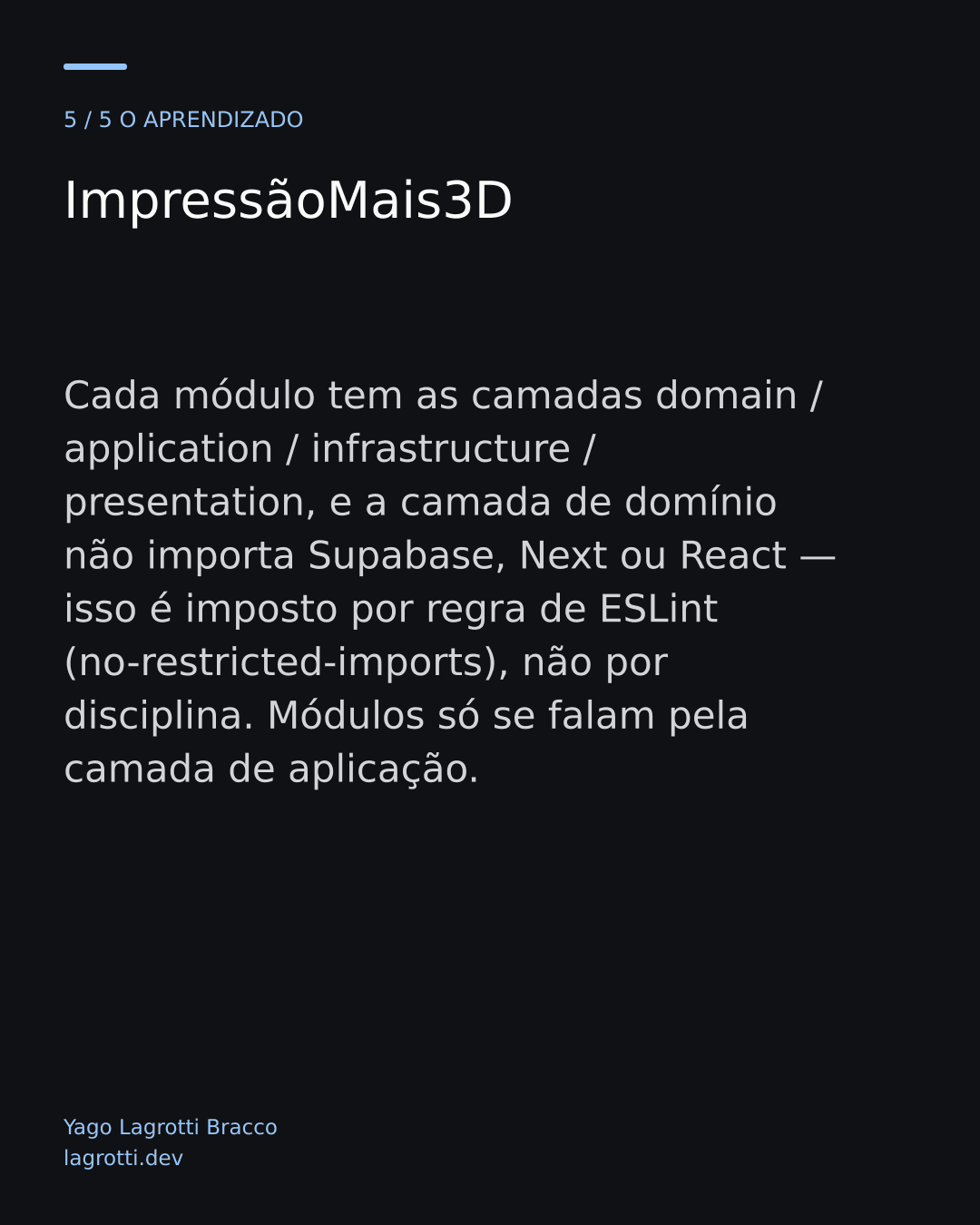ImpressãoMais3D — slide 5/5