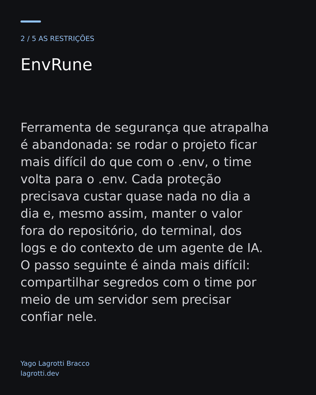 EnvRune — slide 2/5